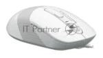 Комплект клавиатура+мышь A4Tech FStyler F1010 проводной, USB, 1600 DPI, белый/серый 3
