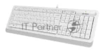 Комплект клавиатура+мышь A4Tech FStyler F1010 проводной, USB, 1600 DPI, белый/серый 5