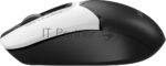 Мышь беспроводная A4Tech Fstyler FG12 белый/черный, 1200 dpi, радиоканал, USB, кнопки - 3 4