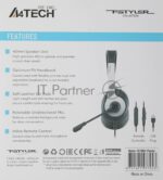 Гарнитура A4Tech Fstyler FH100U белый/черный, проводная 2