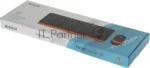 Комплект клавиатура+мышь A4Tech FStyler F1010 проводной, USB, 1600 DPI, чёрный/оранжевый 3