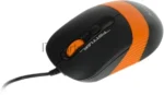 Комплект клавиатура+мышь A4Tech FStyler F1010 проводной, USB, 1600 DPI, чёрный/оранжевый 5