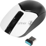 Мышь беспроводная A4Tech Fstyler FB12 белый/черный, 1200 dpi, радиоканал, Bluetooth, USB, кнопки - 3 10