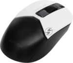 Мышь беспроводная A4Tech Fstyler FB12 белый/черный, 1200 dpi, радиоканал, Bluetooth, USB, кнопки - 3 12