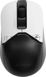 Мышь беспроводная A4Tech Fstyler FB12 белый/черный, 1200 dpi, радиоканал, Bluetooth, USB, кнопки - 3 14