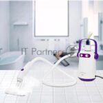 Пароочиститель ручной Kitfort КТ-9109-1 1000Вт белый/фиолетовый 1