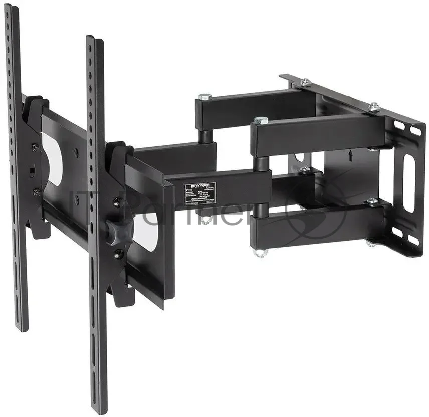 Кронштейн для телевизора Arm Media PT-16 NEW черный, 22"-65" макс. 40 кг, настенный, поворотно-выдвижной и наклонный