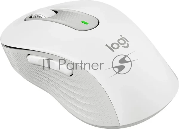 Мышь беспроводная Logitech Signature M650 белый, 4000 dpi, радиоканал, Bluetooth, USB, кнопки - 5