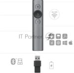 Презентер Logitech Spotlight R-R0011 серый, Bluetooth, кнопки - 3 4