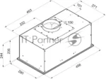 Вытяжка встраиваемая Maunfeld Crosby Power 50 черный, 50 см, 1050 куб. м/ч, 51.8 дБ 1