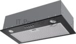Вытяжка встраиваемая Maunfeld Crosby Power 50 черный, 50 см, 1050 куб. м/ч, 51.8 дБ 2
