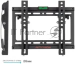 Кронштейн для телевизора Arm Media STEEL-6 черный, 15"-47" макс. 35 кг, настенный, наклон 6