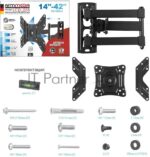 Кронштейн для телевизора Arm Media LCD-205 черный, 14"-42" макс. 25 кг, настенный, поворот и наклон 2