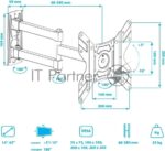 Кронштейн для телевизора Arm Media LCD-205 черный, 14"-42" макс. 25 кг, настенный, поворот и наклон 3