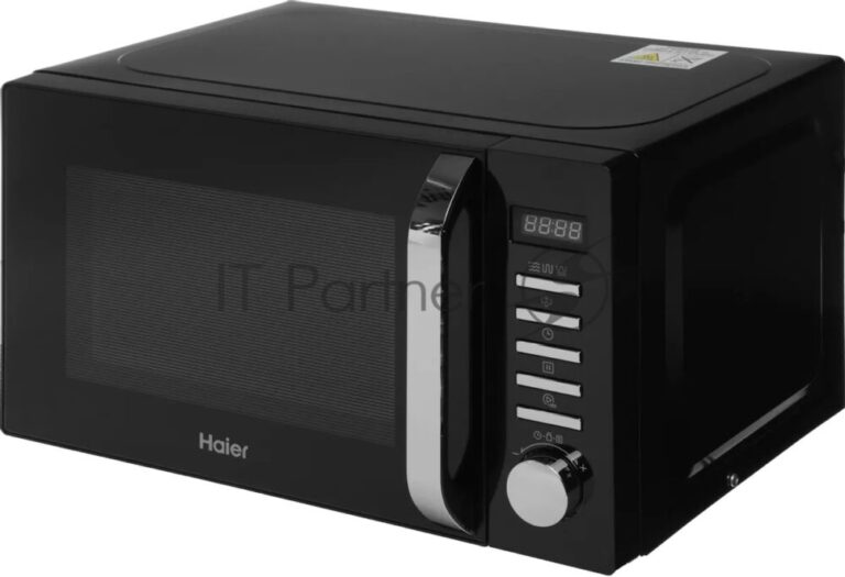 Микроволновая печь Haier HMB-DG208BA черный, 20 л, 800 Вт, переключатели - кнопки, поворотный механизм 1