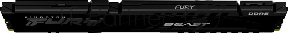 Оперативная память Kingston Fury Beast Black, DDR5, 32GB (1x32GB), 5200 MHz, CL40, с радиатором, черный