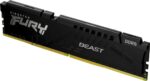 Оперативная память Kingston Fury Beast Black, DDR5, 32GB (1x32GB), 5200 MHz, CL40, с радиатором, черный 2