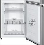 Холодильник Gorenje NRK619FAS4 серый двухкамерный 207/93л морозилка снизу, No Frost 2