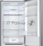Холодильник Gorenje NRK619FAS4 серый двухкамерный 207/93л морозилка снизу, No Frost 3