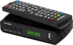 Приставка для цифрового ТВ Hyundai H-DVB500 черный, DVB-T2, DVB-T, DVB-C, HDMI, USB 2.0 х2 10