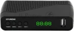 Приставка для цифрового ТВ Hyundai H-DVB500 черный, DVB-T2, DVB-T, DVB-C, HDMI, USB 2.0 х2 16