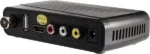 Приставка для цифрового ТВ Hyundai H-DVB520 черный, DVB-T2, DVB-T, DVB-C, HDMI, USB 2.0 х2 10
