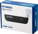 Приставка для цифрового ТВ Hyundai H-DVB460 черный, DVB-T2, DVB-T, DVB-C, HDMI, USB 2.0 х2 1