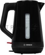 Электрочайник Bosch TWK1M123 черный, 1.7 л, 2400 Вт, скрытый нагревательный элемент 7