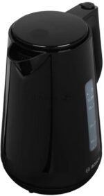 Электрочайник Bosch TWK1M123 черный, 1.7 л, 2400 Вт, скрытый нагревательный элемент 8
