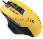 Мышь проводная A4Tech Bloody W95 Max Sports желтый/серый, 12000 dpi, USB, кнопки - 10 7