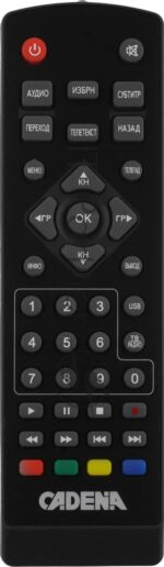Приставка для цифрового ТВ Cadena CDT-2291SB черный, DVB-T2, DVB-T, HDMI, USB 2.0 6