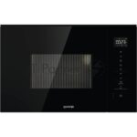 Встраиваемая микроволновая печь Gorenje BM201SG3BG, 20 л, 5 уровней мощности, 8 автопрограмм, сенсорное управление, дисплей, гриль, поворотный стол, AquaClean, автоменю черный 4