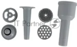 Мясорубка электрическая Bosch MFW 66020 белый/серый, 1800 Вт, 3.0 кг/мин, реверс, защита от перегрузки, насадки - 5 2