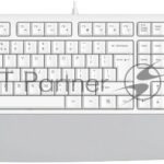 Клавиатура A4Tech Fstyler FK20 проводная, USB Type-A, белый