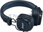 Беспроводные/проводные наушники Marshall Major V синий, накладные, Bluetooth + проводной, беспроводная зарядка, до 100 ч 3