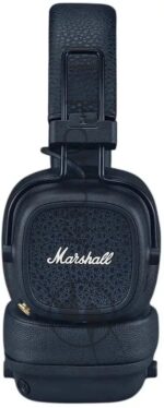 Беспроводные/проводные наушники Marshall Major V синий, накладные, Bluetooth + проводной, беспроводная зарядка, до 100 ч 6