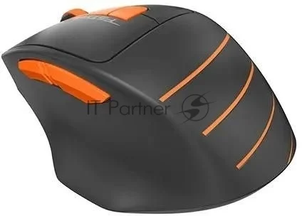 Мышь беспроводная A4Tech Fstyler FG30 серый/оранжевый, 2000 dpi, радиоканал, USB, кнопки - 5