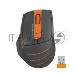 Мышь беспроводная A4Tech Fstyler FG30 серый/оранжевый, 2000 dpi, радиоканал, USB, кнопки - 5 6