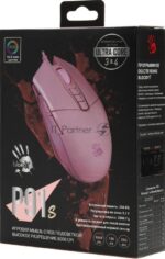 Мышь проводная A4Tech Bloody P91s розовый, 8000 dpi, USB, кнопки - 8 4