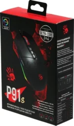 Мышь проводная A4Tech Bloody P91s черный, 8000 dpi, USB, кнопки - 8 2