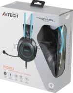 Гарнитура A4Tech Fstyler FH200U серый/синий, проводная 3