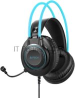 Гарнитура A4Tech Fstyler FH200U серый/синий, проводная 13