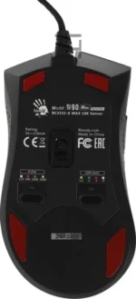 Мышь проводная A4Tech Bloody W90 Max черный, 10000 dpi, USB, кнопки - 10 10