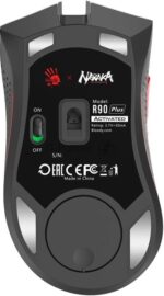 Мышь беспроводная A4Tech Bloody R90 Plus Naraka белый, 5000 dpi, радиоканал, USB, кнопки - 8 20