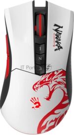 Мышь беспроводная A4Tech Bloody R90 Plus Naraka белый, 5000 dpi, радиоканал, USB, кнопки - 8 21