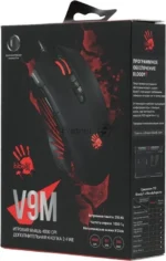 Мышь проводная A4Tech Bloody V9M черный, 4000 dpi, USB, кнопки - 9 4