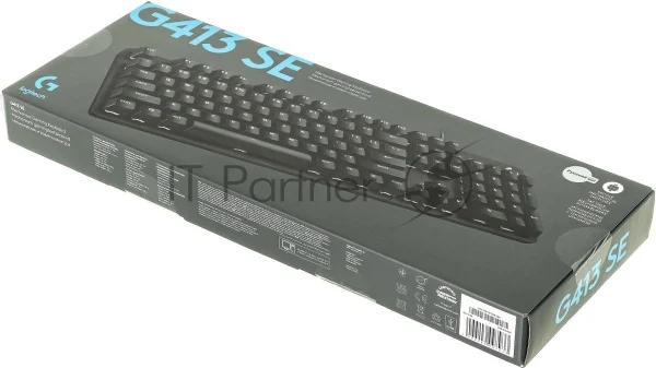 Клавиатура проводная Logitech Gaming Keyboard G413 SE Mechanical - RUS - USB - TACTILE SWITCH черный