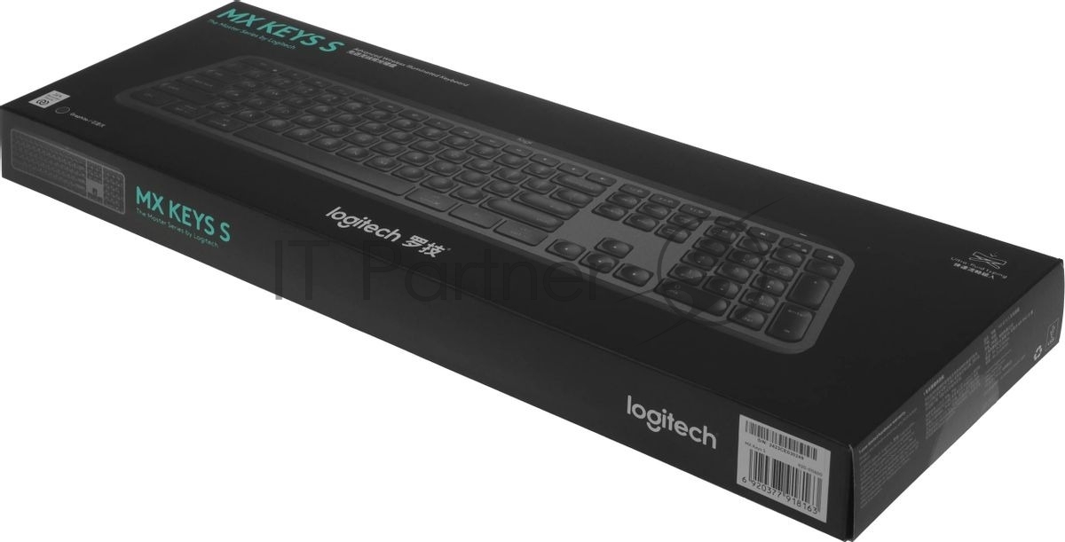 Клавиатура беспроводная Logitech MX Keys S (920-011600) графит