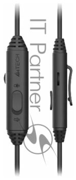 Гарнитура A4Tech Fstyler FH100 чёрный, проводная 3