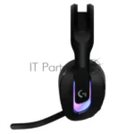 Гарнитура Logitech G522 Lightspeed чёрный, беспроводная + проводная, Bluetooth 5.3/USB, радиус 30 м, подсветка, съёмный микрофон 4